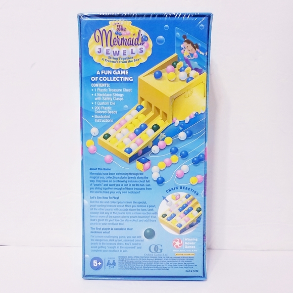 THE MERMAID'S JEWELS: String Together A Treasure From The Sea Table Top Game NEW - Picture 3 of 4